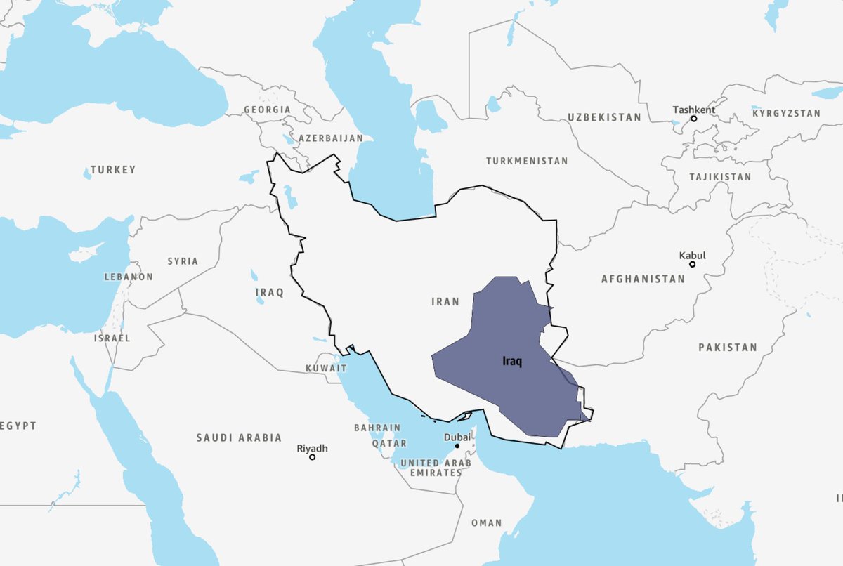 Fonzy351's tweet photo. @BowesChay It's also 3.8x the size of Iraq https://t.co/9u8cCif8YQ