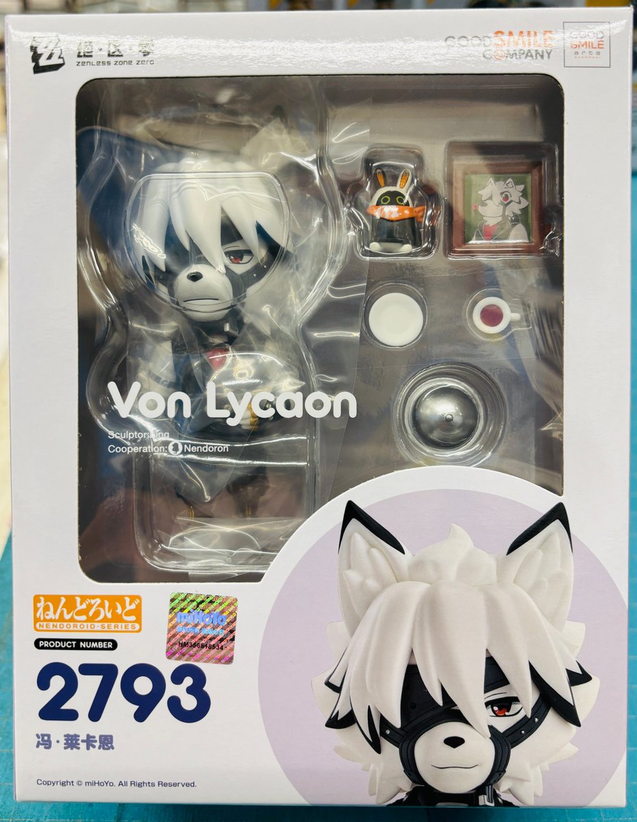 ねんどろいどのゼンレスゾーンゼロ フォン・ライカンが入荷しました