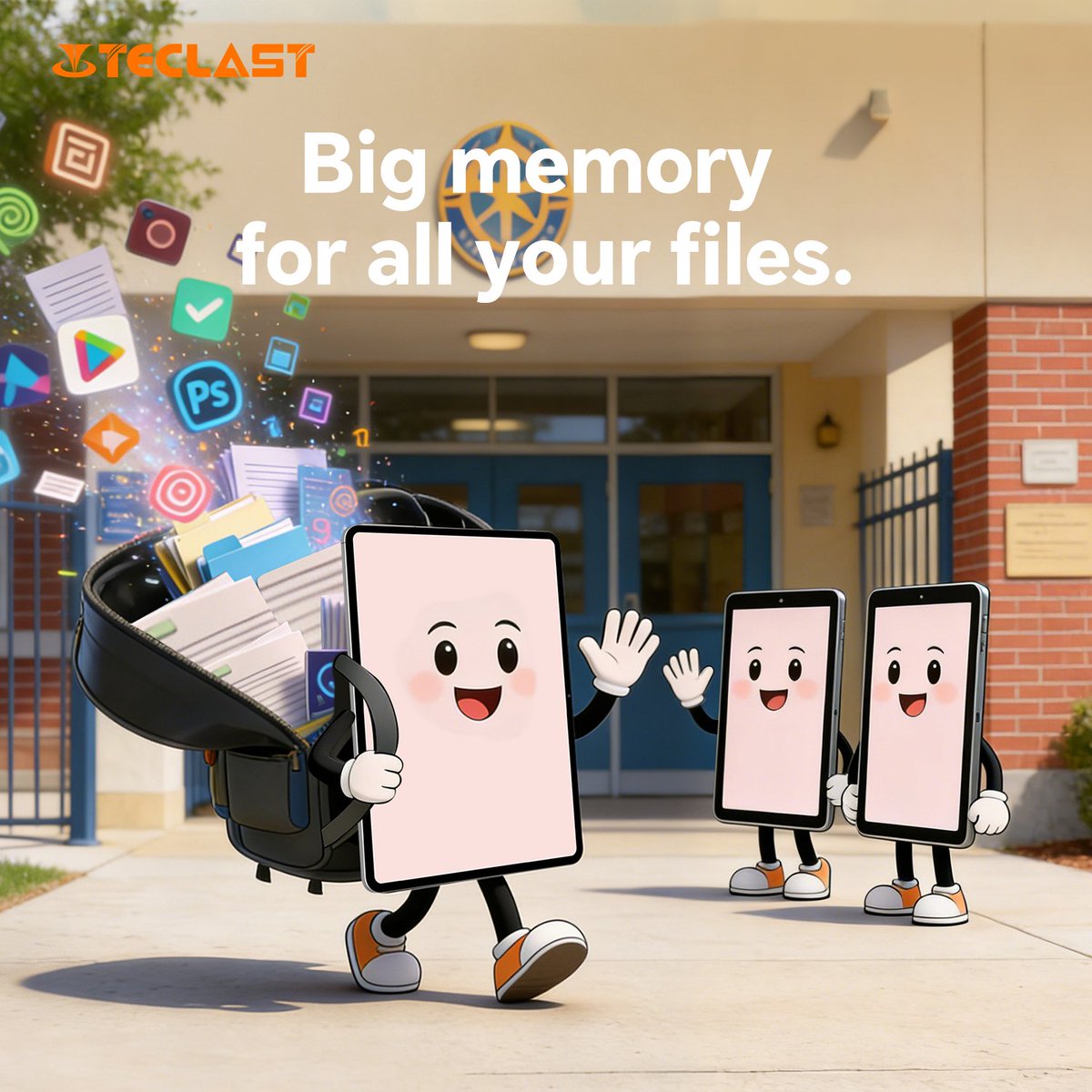 TeclastOfficial's tweet image. Storage full in study? Teclast solved it. 📝
📝 Big memory, smooth learning in every class.
📝 Learn without limits, store without stress.
#Teclast #Tablet #BigMemory