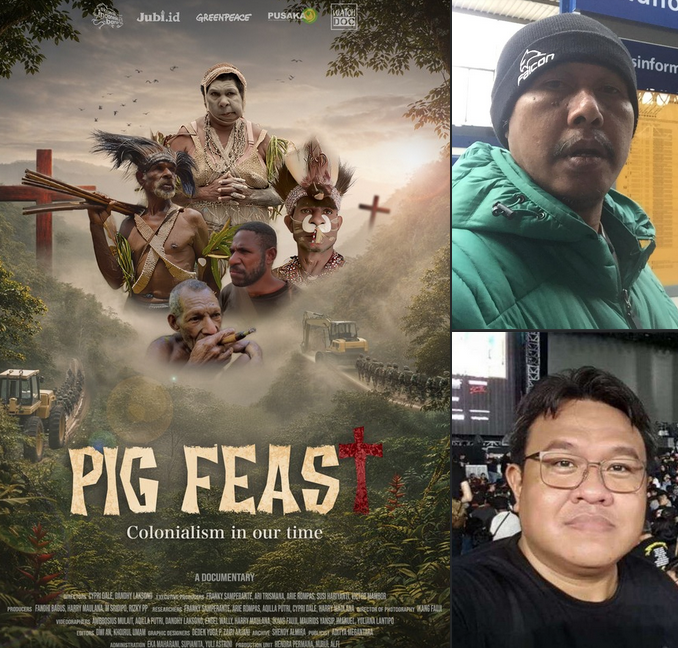 DavidRobie's tweet image. A new documentary film on the devastating “ecocide” happening in West Papua is screening as a world premiere in NZ this weekend. The 90m feature, Pesta Babi (“Pig Feast”), is about deforestation and militarisation. #CafePacific @westpapuamedia 
davidrobie.nz/2026/03/devast…
