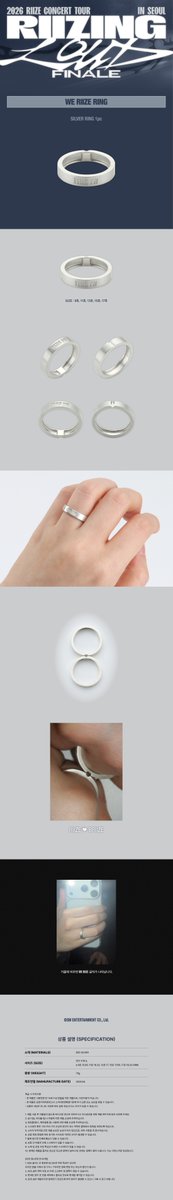 qoo1OKoreaTrade's tweet image. 【公式】[RIIZE] 【5種選択】【WE RIIZE RING】2026 RIIZE CONCERT TOUR [RIIZING LOUD] FINALE IN SEOUL OFFICIAL MD

qoo10.jp/g/1194802536

#RIIZE #WERIIZERING #CONCERT_TOUR #RIIZING_LOUD #KPOP #FINALE_IN_SEOUL #SM #グッズ #ライズ #GOODS