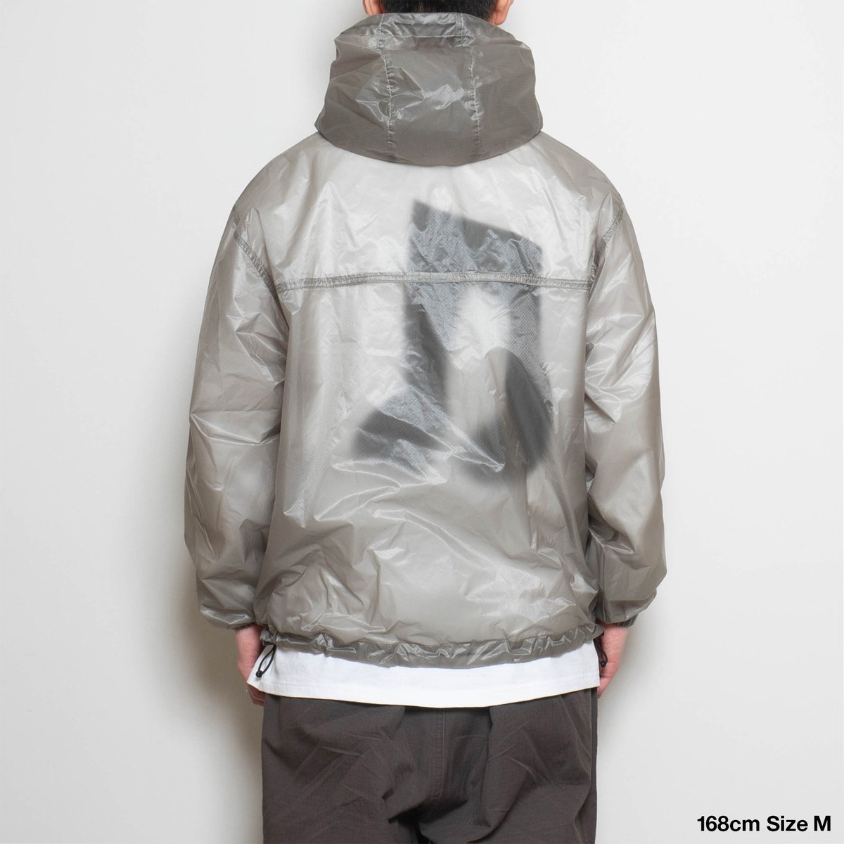 Trans Shell - Smoke Size : M, L, XL Price : ¥24,200 (¥22,000+tax