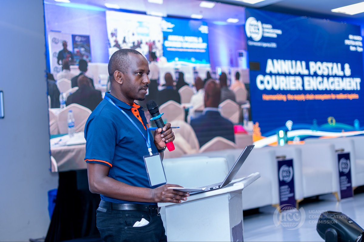 UCC_Official's tweet photo. Today, industry leaders and stakeholders have gathered for the Annual Postal and Courier Engagement Forum 2026 at Protea Hotel Kololo.

Held under the theme “Harmonizing the Supply Chain Ecosystem for Resilient Logistics,” the forum provides a platform for dialogue on strengthening collaboration, addressing emerging industry challenges, and shaping the future of postal and courier services in Uganda.

#PostalSectorUG #Logistics #UCC #ConnectedUG2030 @UCC_ED