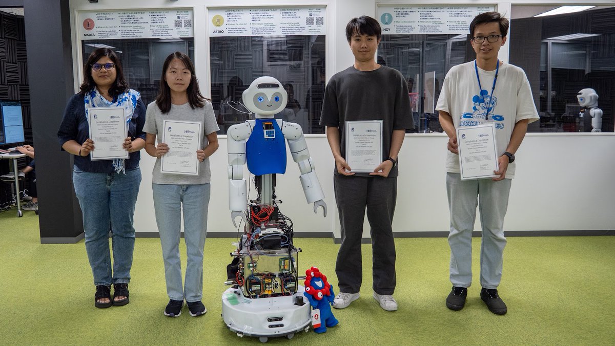 riken_en's tweet photo. Call for Applications! R-IH has two 2026 Summer Program Internships in Keihanna, Japan (1 or 2 months). Undergraduate and graduate students interested in the field of information science are encouraged to apply! #internship #SummerIntern #RIKEN #Robotics  https://t.co/KkI788fxep https://t.co/jnZU5v0Vj1