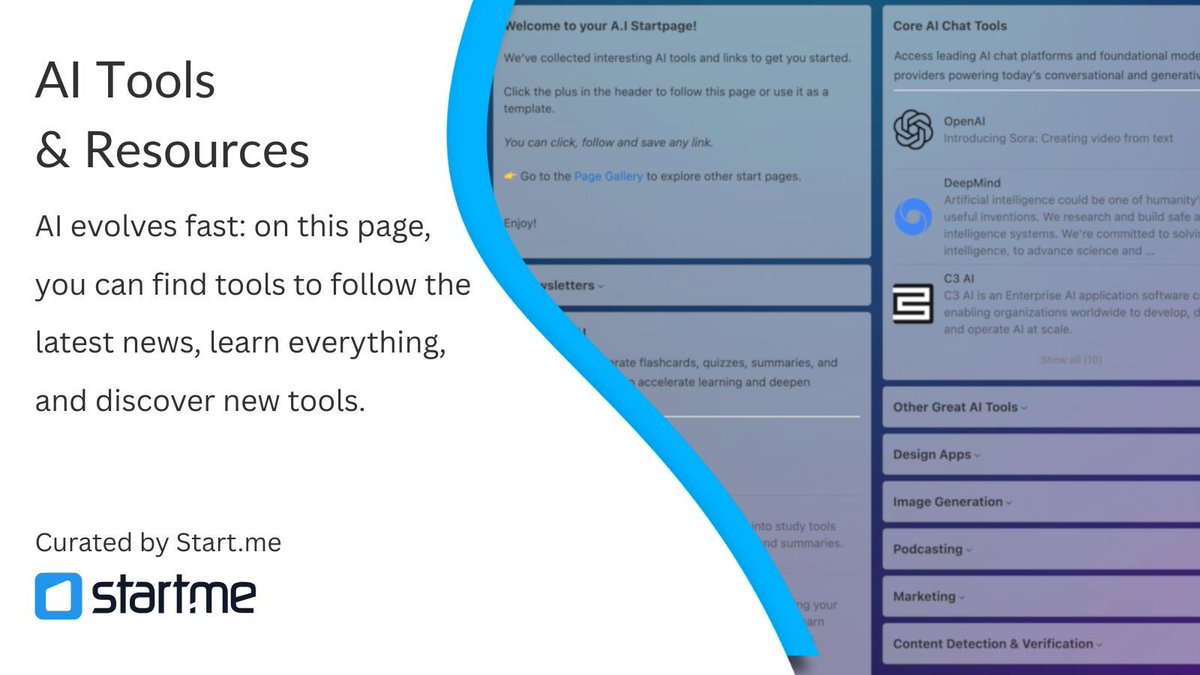 Start.me tweet media