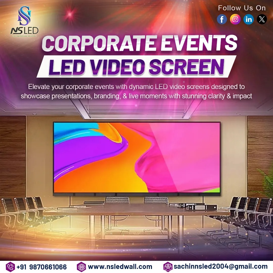 nsledscreen's tweet image. Make your corporate events more impactful with high-quality LED video screens from NS LED. Experience crystal-clear visuals perfect for presentations, branding, and live moments that leave a lasting impression.💡

#NSLED #CorporateEvents #LEDVideoWall #LEDDisplay #EventTechnology