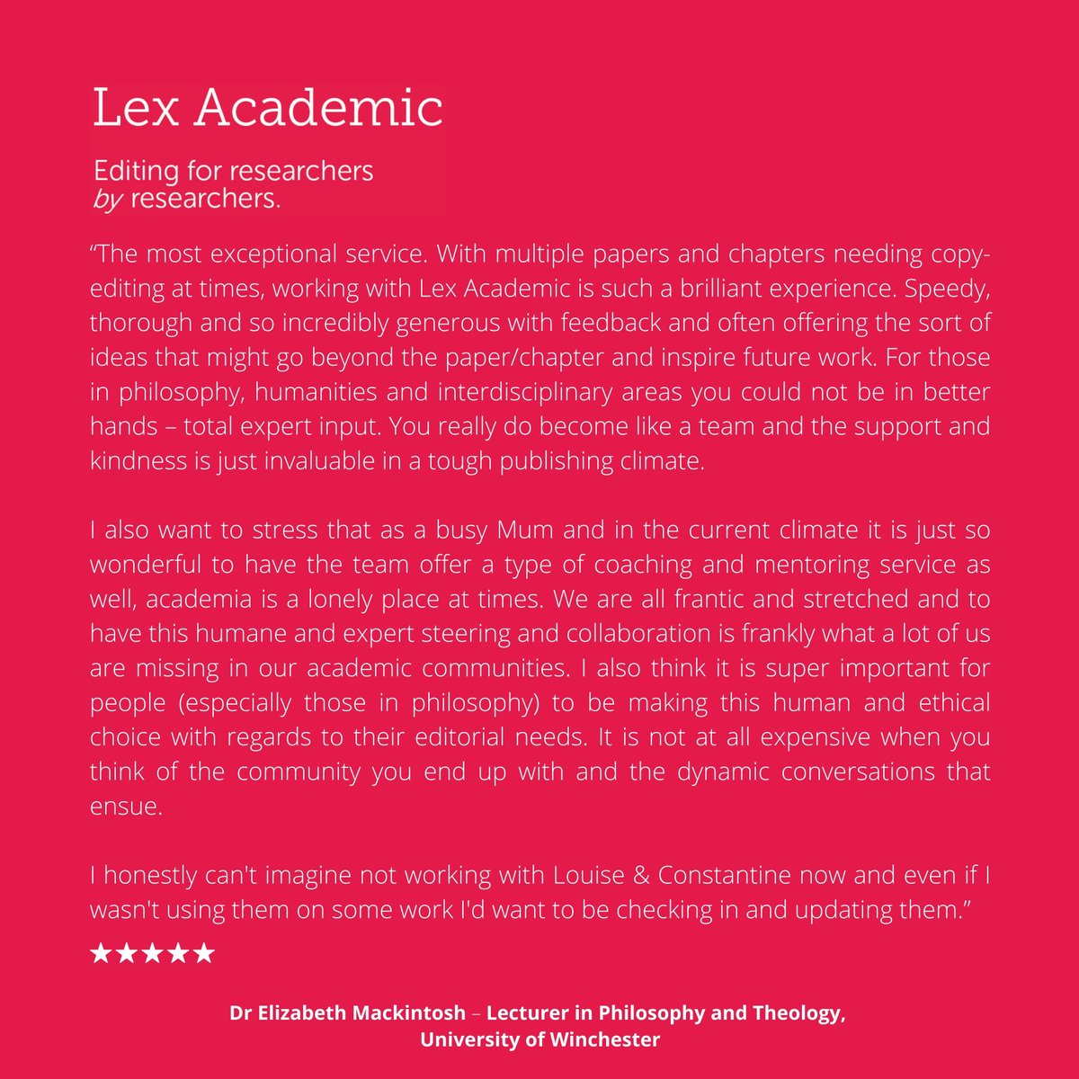 Lex Academic tweet media