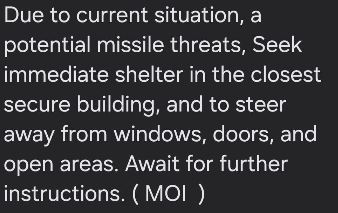 gulf_news's tweet photo. UAE residents receive emergency alerts
For live updates: https://t.co/hB3rjt5J9l https://t.co/znn7REythp