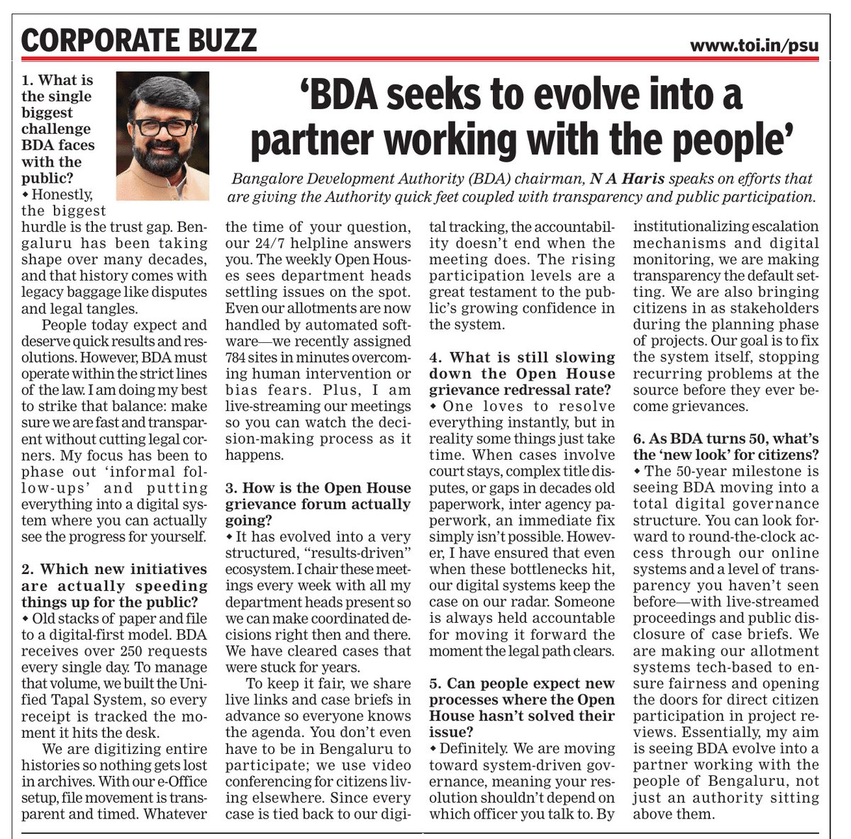 Bangalore Development Authority tweet media