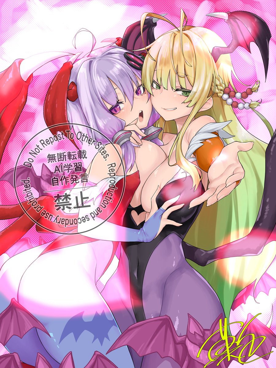 ゆかりさんとマキさんのコスプレを描かせて頂きました! 