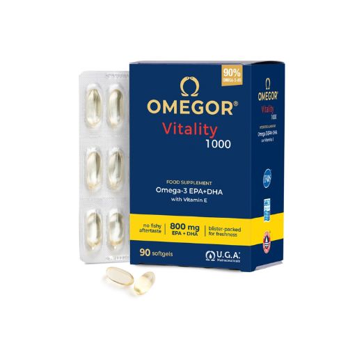 🐟 Omega-3 de alta concentración

Omegor Vitality 1000 aporta EPA y DHA de aceite de pescado purificado para apoyar la salud ❤️ cardiovascular, 🧠 cerebral y 👁️ visual.

🔗 n9.cl/px44z