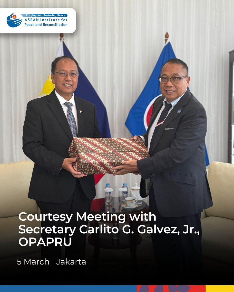 ASEAN Institute for Peace and Reconciliation tweet media