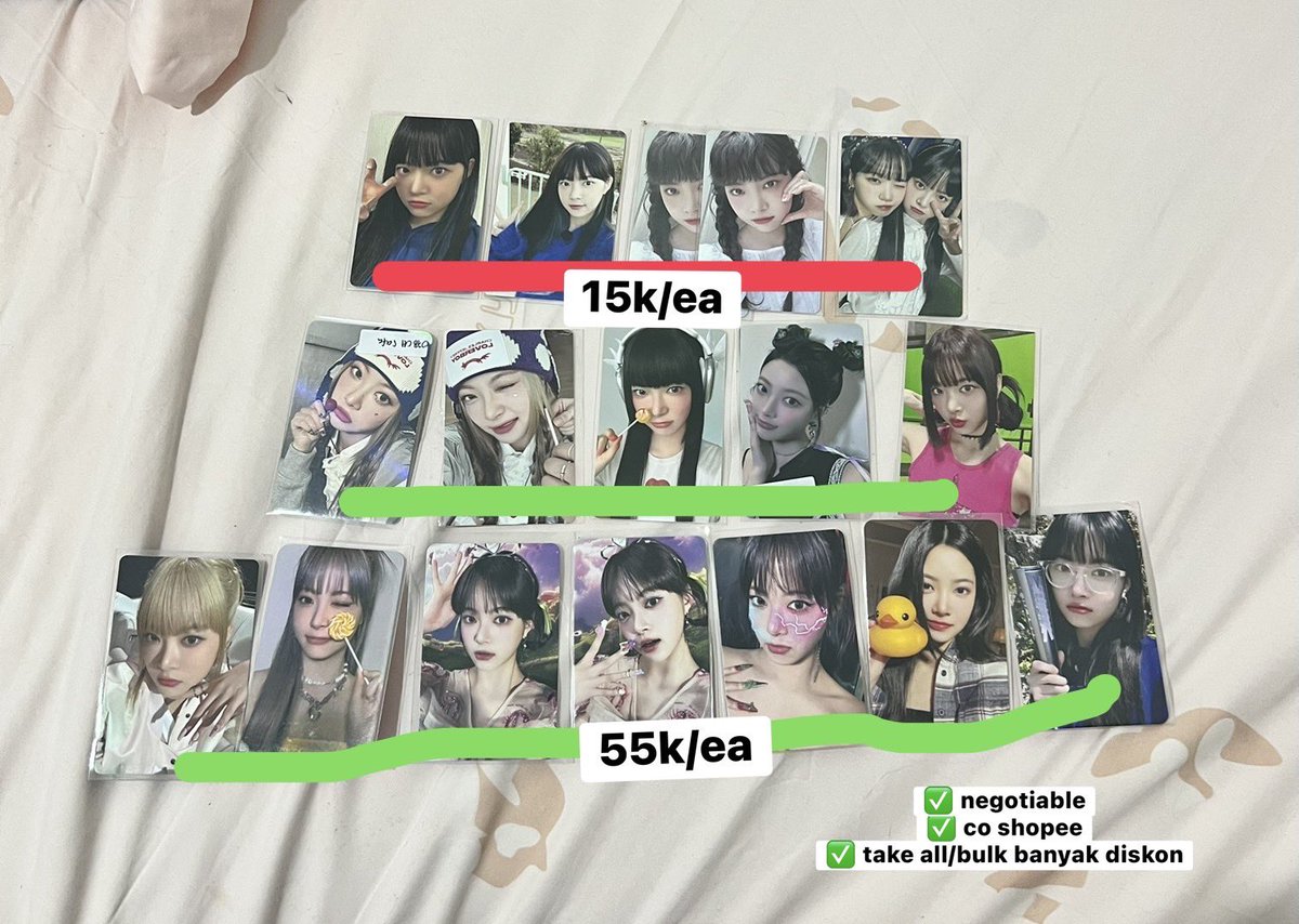 ssamudiary's tweet photo. [HELP RT] WTS WANT TO SALE CLEARANCE SELL
AAB IVE &amp; EUNCHAE LESSERAFIM

- prefer take banyak 
- rd ina 🇮🇩 (palembang)
✅ ship ww
✅ 🍊by request
✅ offer

tag. yujin wonyoung liz gaeul empathy after like sg pb pepero pout izone blonde crazy 아이브 アイヴ wtt wtb wto 3.3 sbt https://t.co/trDSXHvXkI