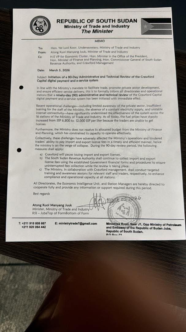 marialapach's tweet photo. Put this MEMO into action, Hon. Atong https://t.co/XZCd92ZZH8