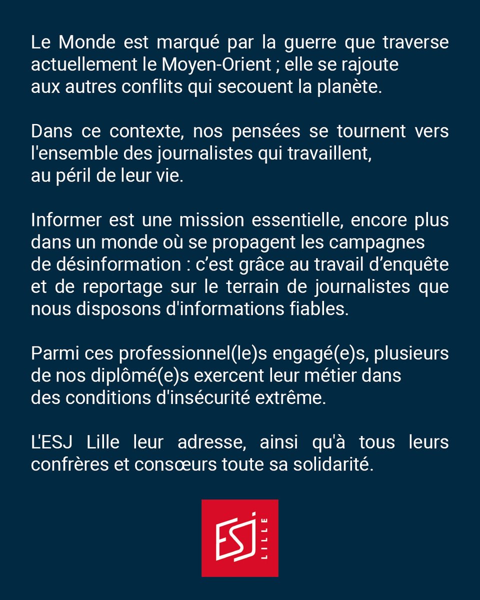 ESJ Lille tweet media
