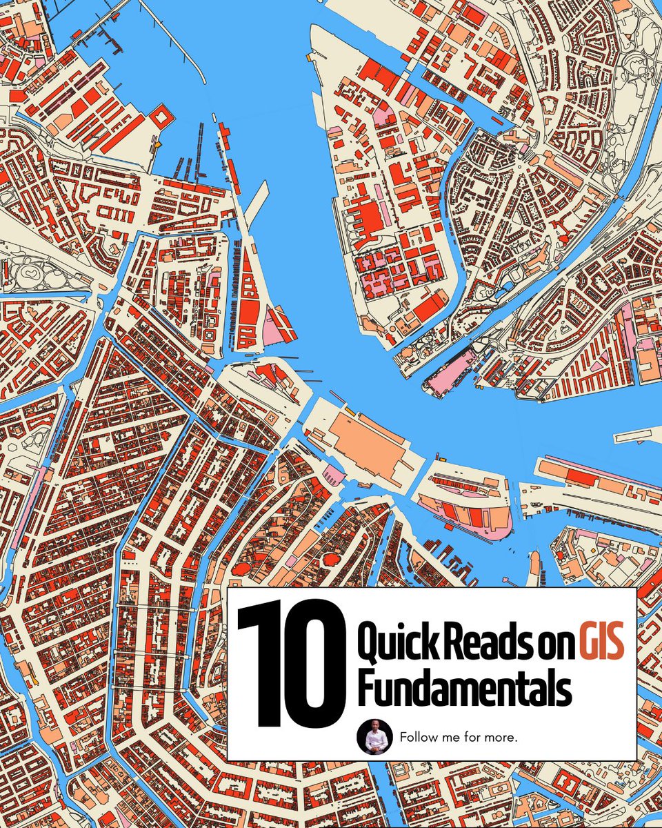 MashfordMahute's tweet photo. 10 QUICK READS ON GIS FUNDAMENTALS:

1. Introducing GIS: https://t.co/rdriQPIp6K

2. Vector Data: https://t.co/PmZ7SUQFda

3. Vector Attribute Data: https://t.co/JtARXU4ihN

4. Data Capture: https://t.co/C8s1JBo4P9

5. Raster Data: https://t.co/hol9oFHXGQ https://t.co/GSRG6ca5bY