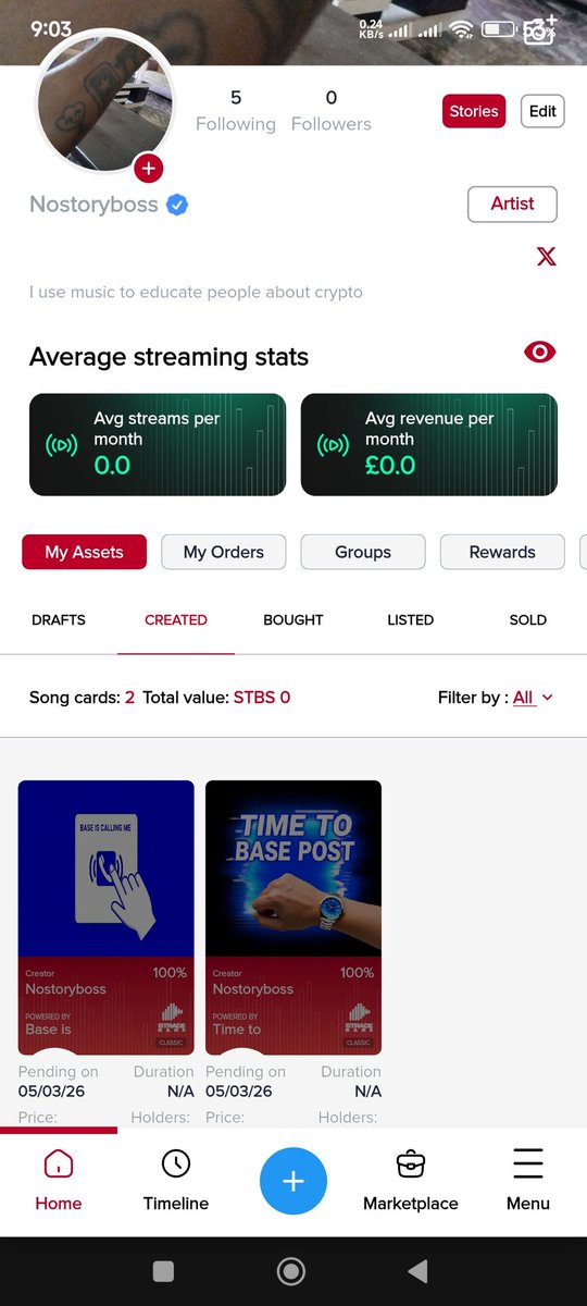 I hope this message meets you well <a href="/stradebaseapp/">Strade Base</a> 
I discovered your app a few days ago and decided to try it out. I create music contents and have been seeking a platform to distribute the music globally and reach more crypto enthusiasts and novices. I have more tracks, just