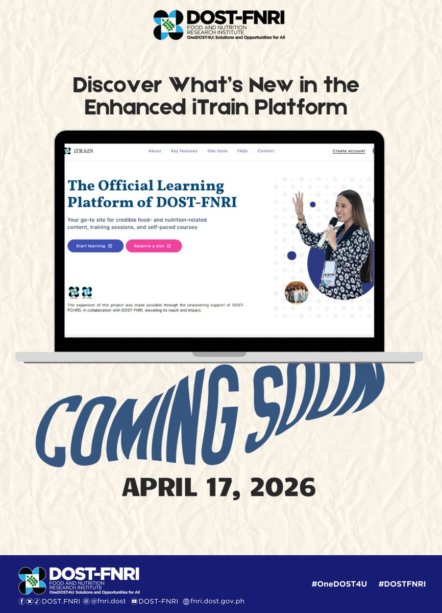 DOST-Food and Nutrition Research Institute tweet media