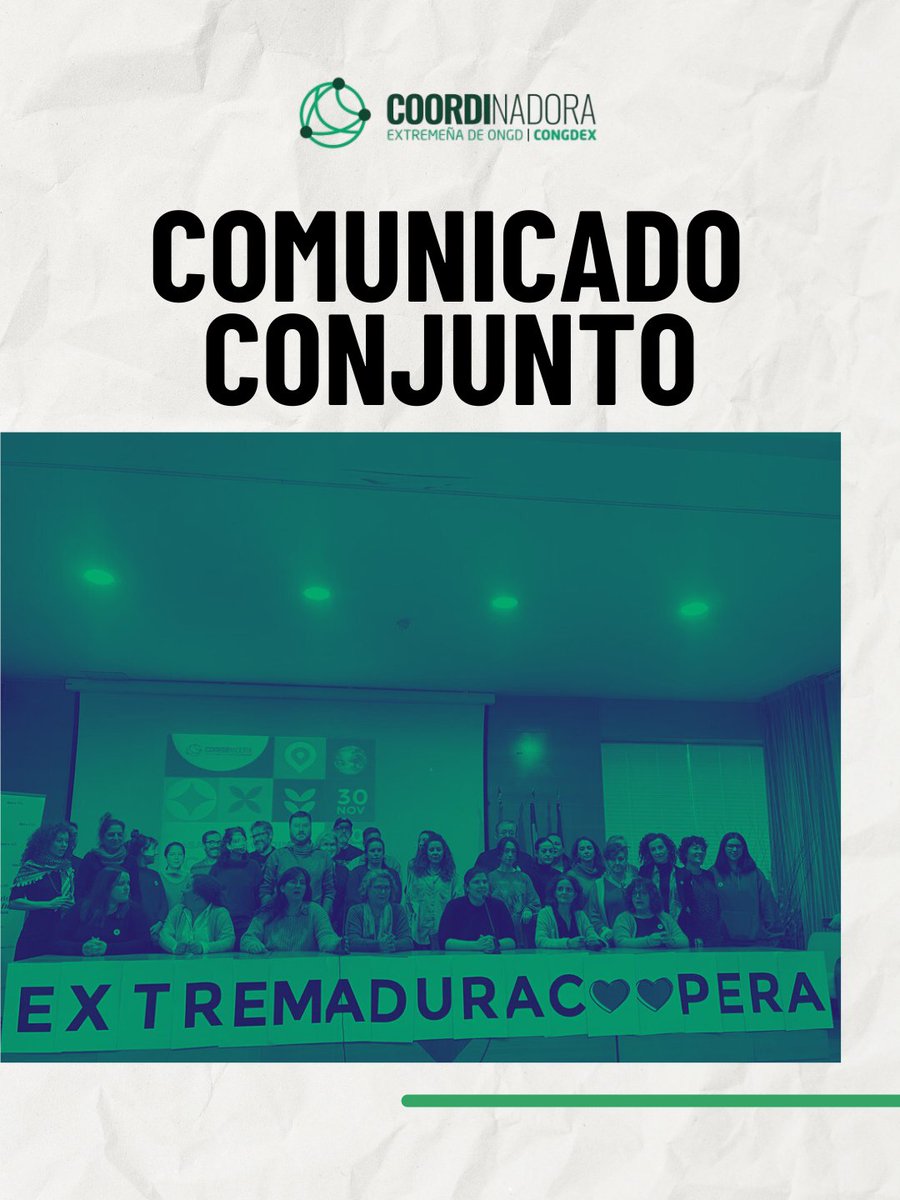 Coordinadora Extremeña ONGD tweet media