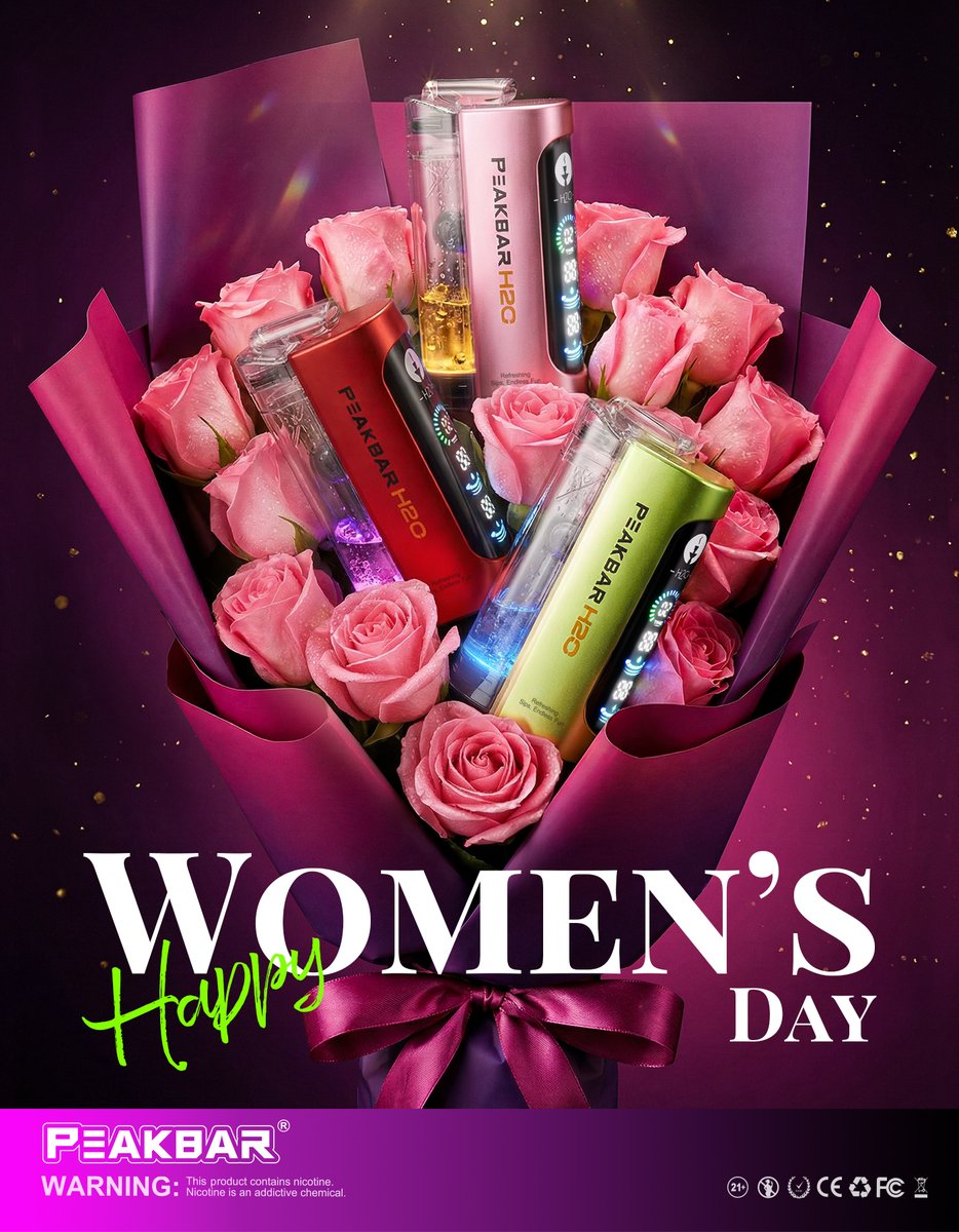 LemyGong's tweet photo. Best Wishes to all Women from all over the world！

#women #InternationalWomensDay #PeakBar #PeakBarH2O #portableshisha #portablehookah #vape #DTLvape https://t.co/vonVgmihCo