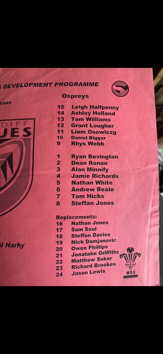 The Ospreys Rugby Supporter Podcast tweet media