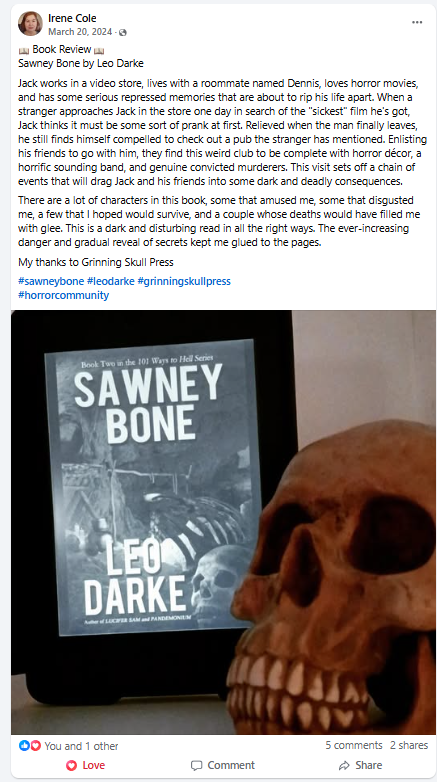 Ready to take a bus ride to Hell?

amazon.com/Sawney-Bone-Bo…