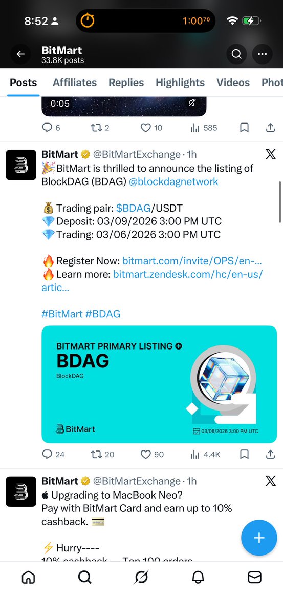 MAbromek's tweet photo. Don’t miss @blockdagnetwork 
#Binance #bitcoin #Crypto https://t.co/FYWR6deuww