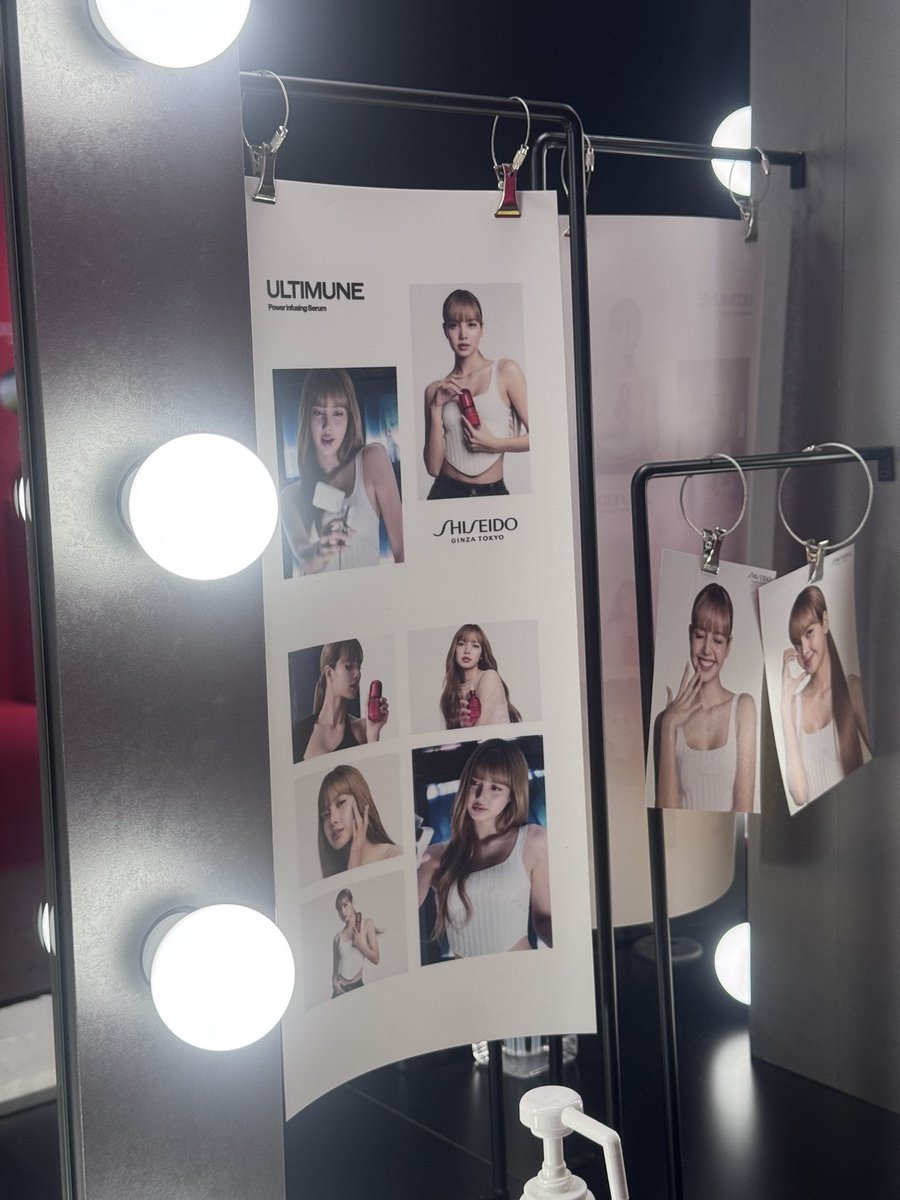 reallylili_m's tweet photo. #LISA素肌美の舞台裏
#ultimune 
@wearelloud 

リサちゃんがいっぱい！！
リサがたくさんいるSHISEIDOの世界観のポップアップが本当に素敵だったので、ぜひ来て見てほしいです🥹🫰
ビジュよすぎる... https://t.co/dc28oLQEce