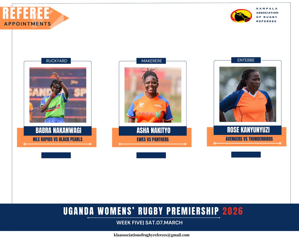 Kampala Association of Rugby Referees tweet media
