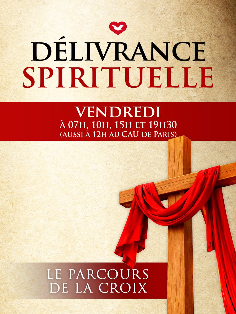 CdAUFrance's tweet photo. La Délivrance Spirituelle à 07h - 10h - 15h et 19h30 (et à 12h au CAU de Paris). Vous pouvez participer dans le Centre d’Accueil le plus proche de chez vous.

https://t.co/mxT7fplKqU https://t.co/zGq30cFoRm