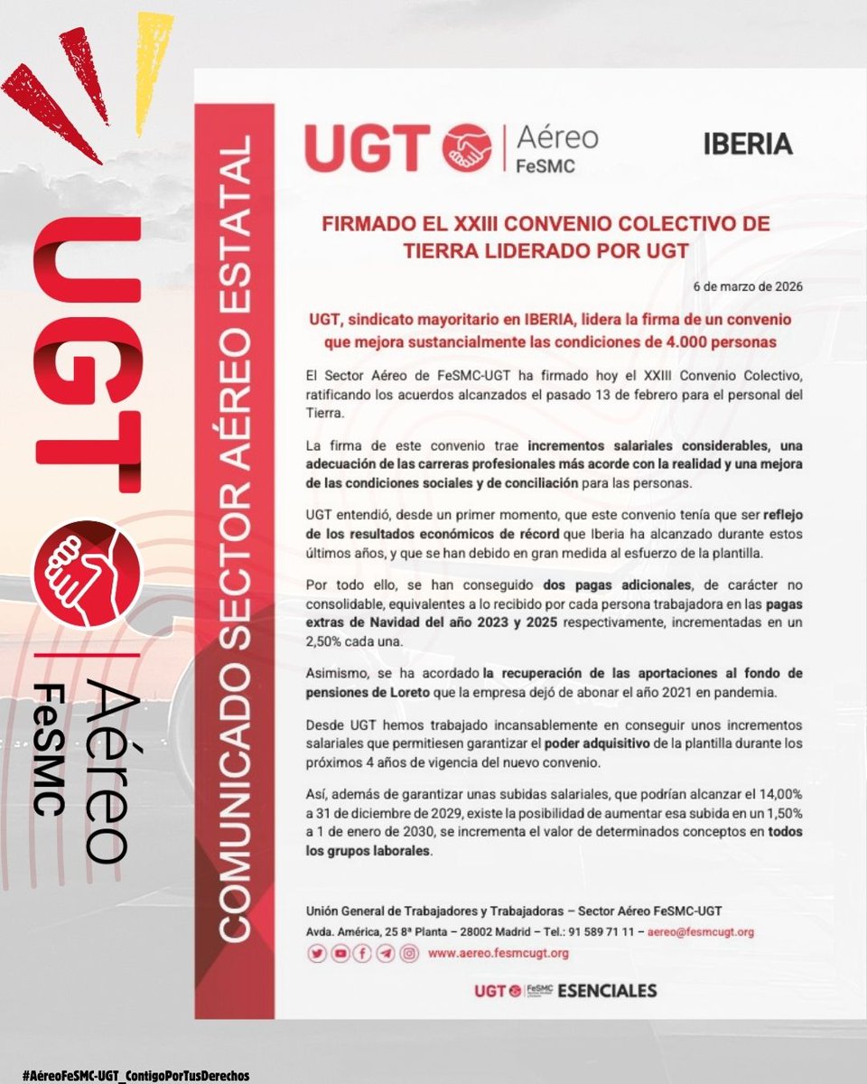 AÉREO UGT tweet media