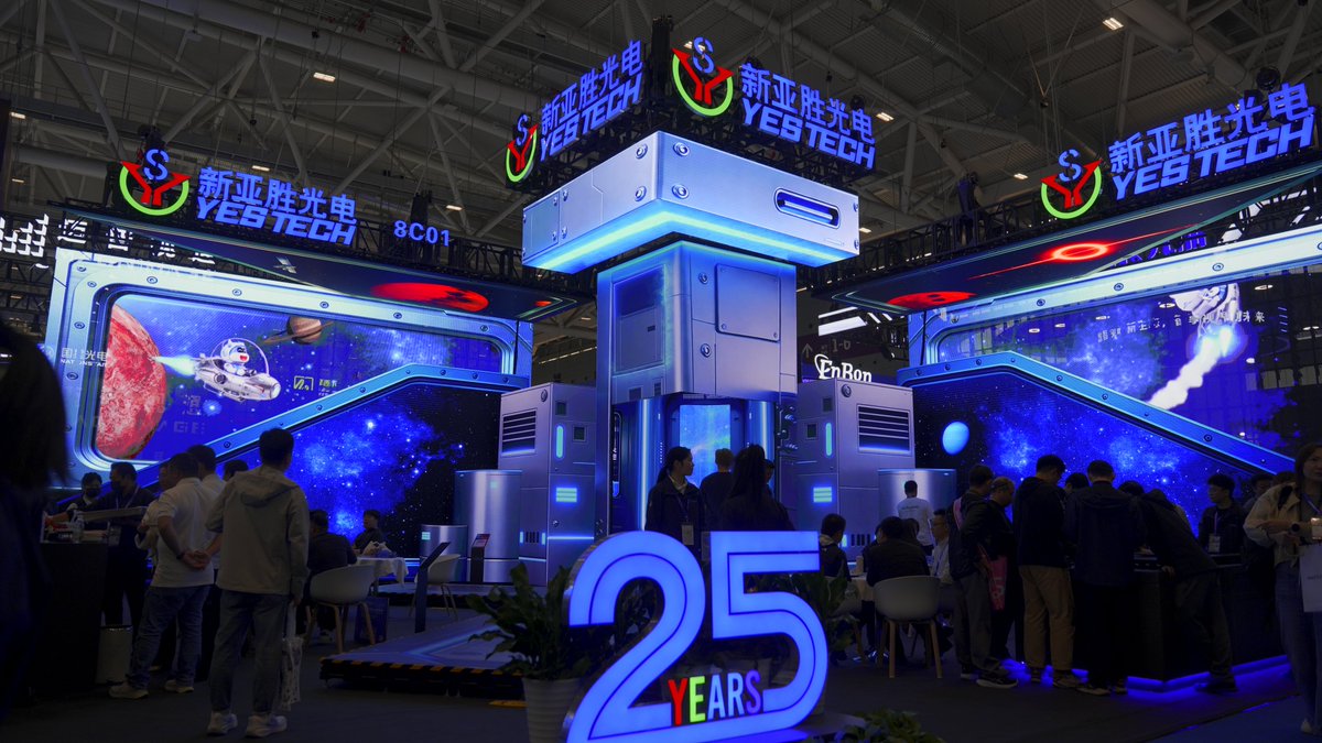 YESTECH_LED's tweet image. Day 2 at ISLE!

Crowds continue to gather at our booth as visitors explore our latest LED solutions, while the 25th anniversary elements throughout the space have sparked plenty of conversations and photo moments. 

If you're at ISLE, don't miss the chance to stop by.

#YESTECH