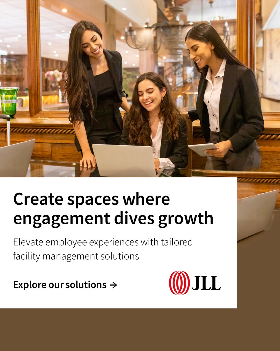 JLLIndia's tweet image. Ensure where people thrive and innovation flourishes at your workplace. Our integrated facility management delivers exceptional experiences by seamlessly blending design with services and cutting-edge technology.

jll.com/en-in/services…
 
#FacilityManagement #WorkplaceExperience