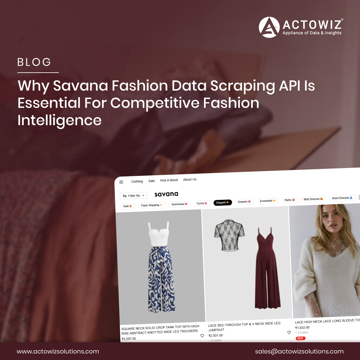 actowizsolution's tweet photo. 🚀 Why Savana Fashion Data Scraping API Is Essential For Competitive Fashion Intelligence

🔗 https://t.co/DBtKIEljns

#AutomatedDataExtraction #FashionIndustryInsights #TrendForecasting #CompetitiveBenchmarking #ActowizSolutions https://t.co/8naznJqgvM