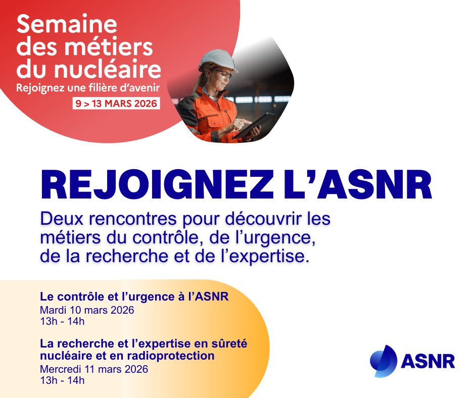Autorité de sûreté nucléaire et de radioprotection tweet media