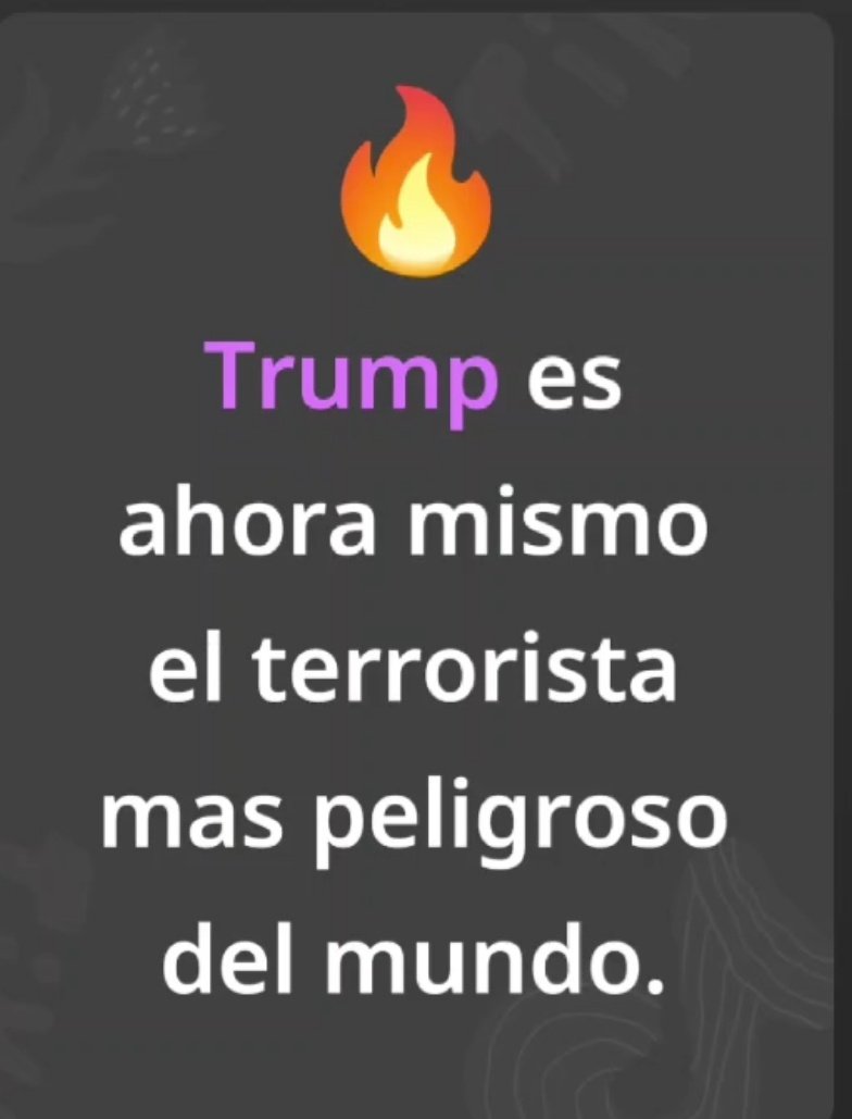 Lo dije y lo vuelvo a repetir.

#NoALaGuerra