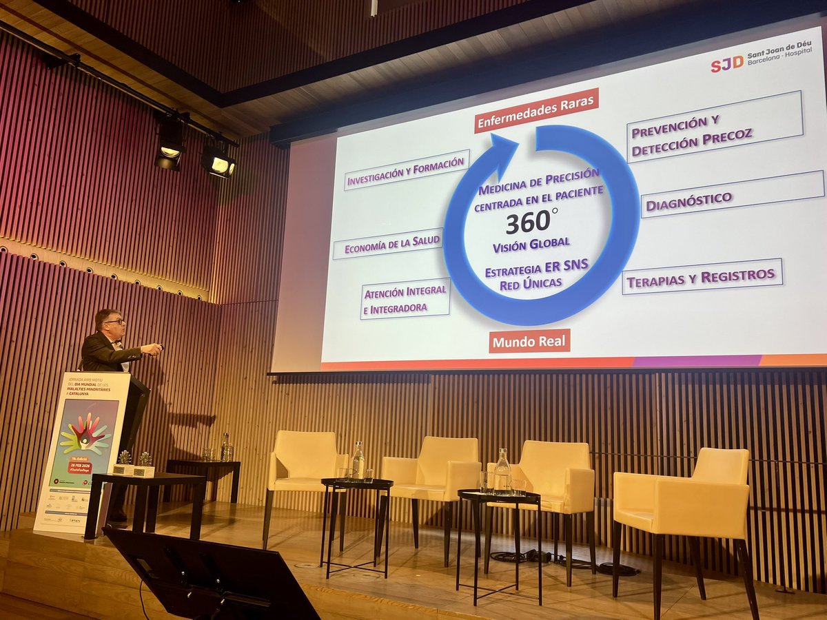 plataformamm's tweet photo. El Dr. Palau i la Dra. Pontes van compartir les 8 prioritats de l’actualització de l’Estratègia Nacional de #MalaltiesMinoritàries: prevenció, diagnòstic més àgil, atenció integral, tractaments, economia de la salut, registre i dades, visibilitat/participació, i recerca/formació. https://t.co/jpBGfVfBSz