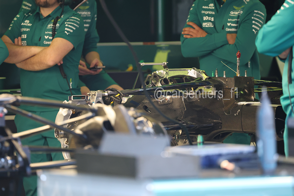 #AusGP is the first opportunity to see what the 2026 F1 gearboxes look like. #TechF1 #F1 #F12026 #AstonMartinF1 #AudiF1 #Ferrari #McLarenF1