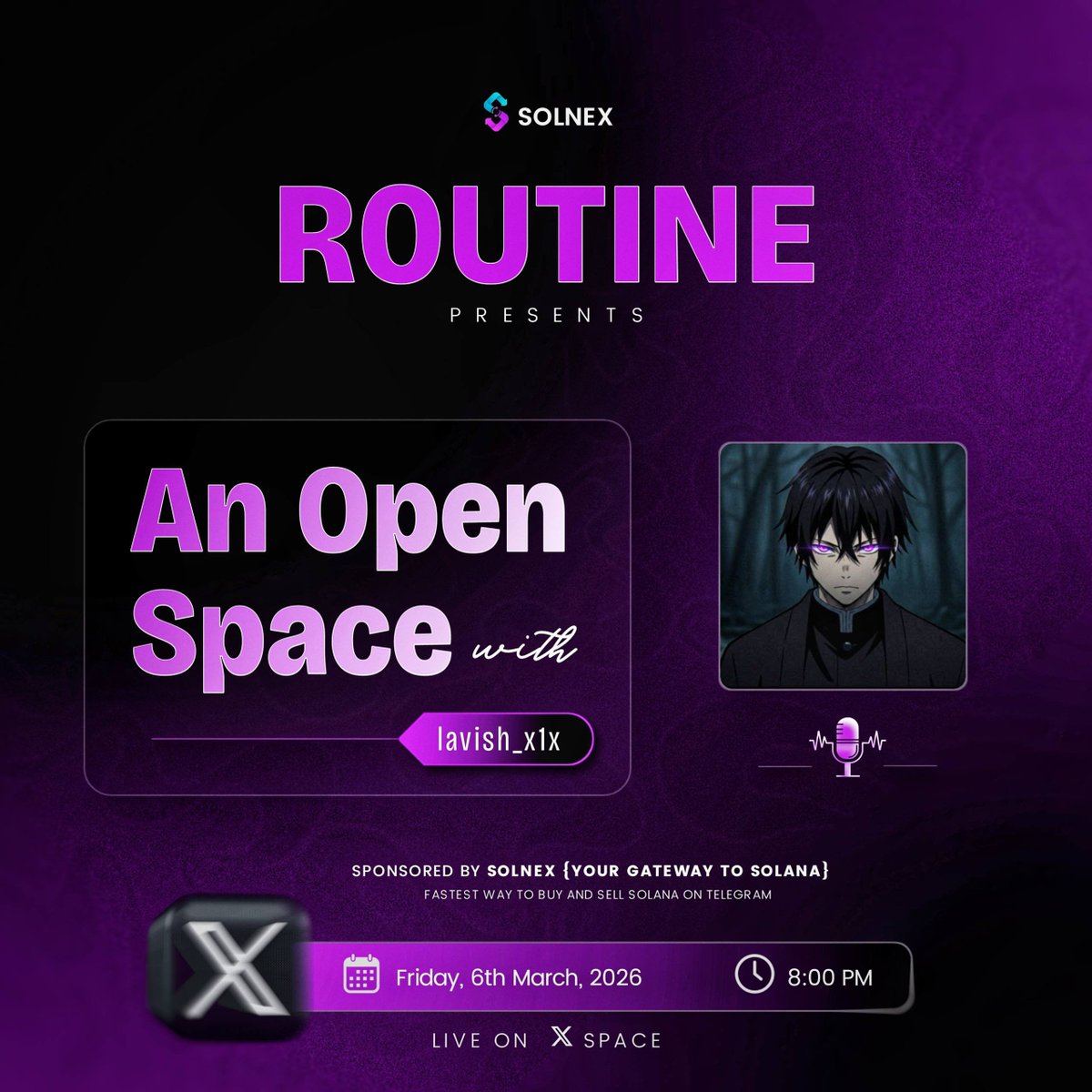 Live in a few hours!
Turn on reminder on quoted 
Register on solnex and stand a chance to win $100 - t.me/tradeonsolnexb…