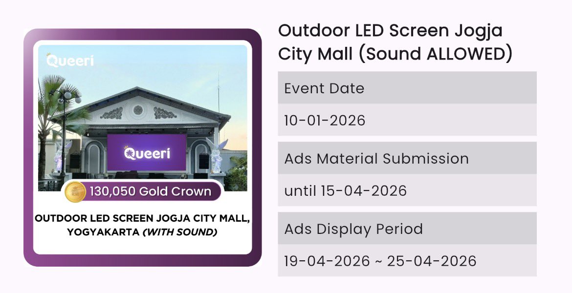 [🗳️ QUEERI FAN SUPPORT]

We successfully secured 2 more ads for jay on the queeri app 🎉 Thank you so much to all bluejays and engenes who joined this fan support and made it possible. your support truly means a lot! 💙
Let’s keep supporting jay together! #JAY 🐈‍⬛

JAYPRIL 2026
