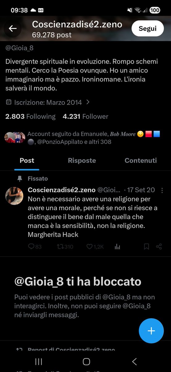 Bastava ammettere di non aver capito e invece...