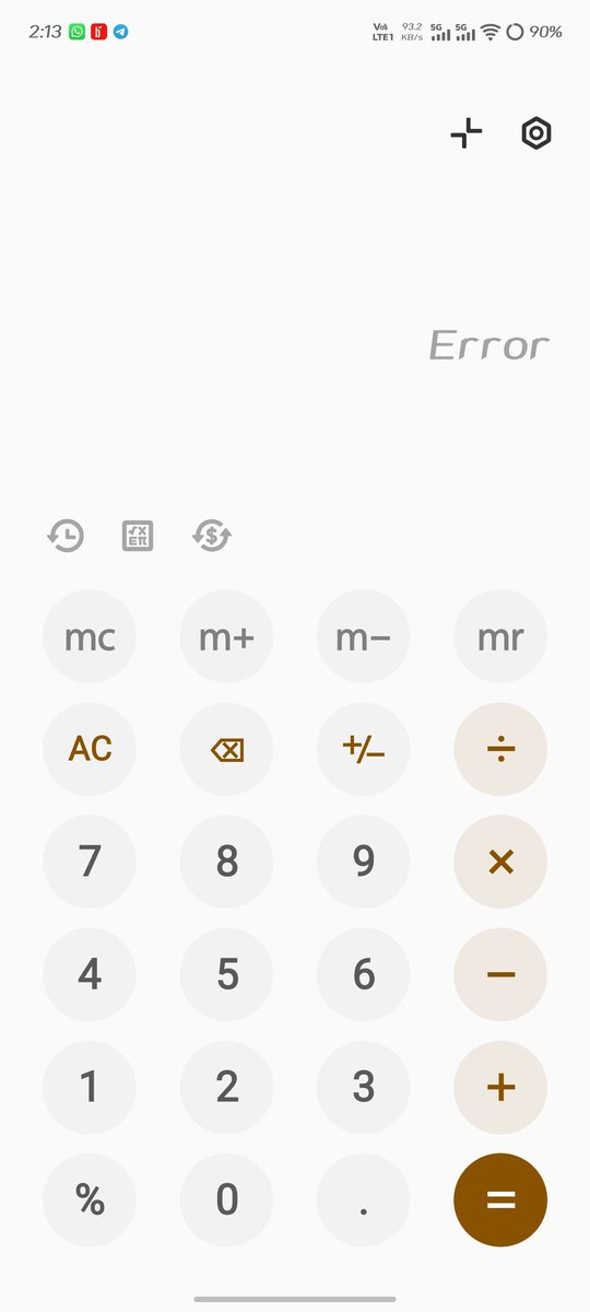imtechnoprabhu's tweet photo. After the latest February 2026 security patch update in iQOO Neo 10. Calculator is showing error message if not typed anything.

I mean what developer team notices while compiling? 

Please push Hotfix update ASAP @IqooInd @FuntouchOS_IN #IQOONeo10 https://t.co/DthqqZe6vb
