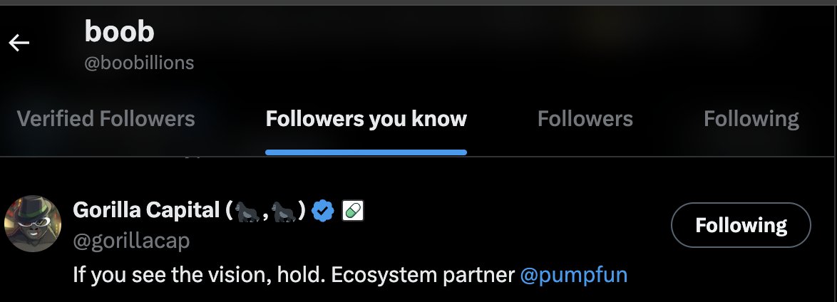 There are signs.

Pump affiliate following official $BOOB x, while Alon is following $BOOB Cto lead.