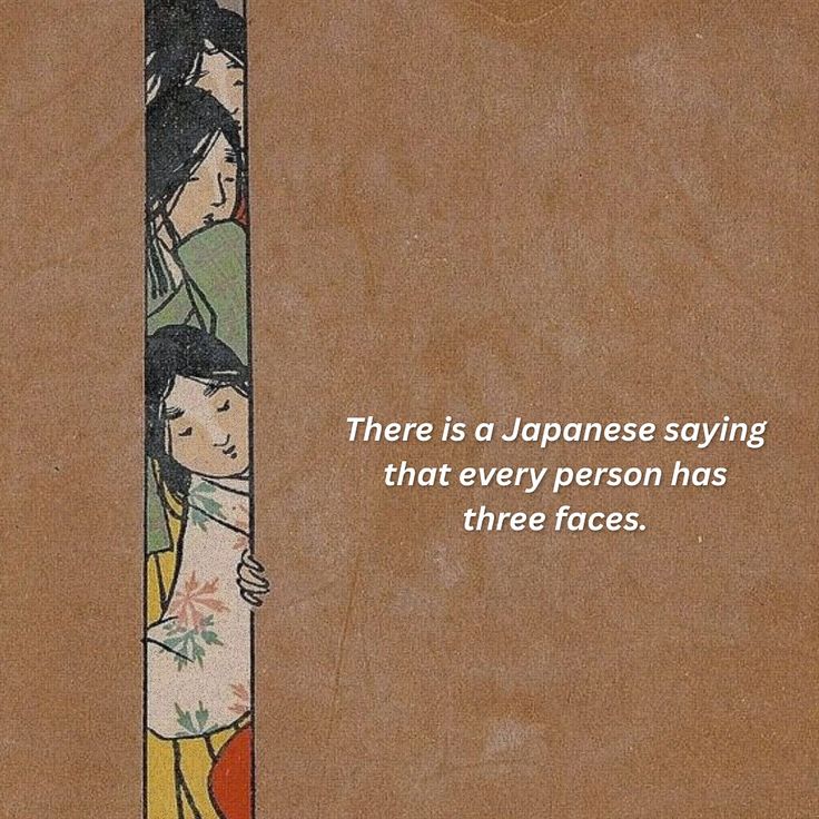 Lovandfear's tweet photo. The Three Faces Breakdown:

The First Face: Presented to the world, this is the public, polite, and often guarded persona used in society.

The Second Face: Shown to close friends and family, this face is more relaxed, honest, and intimate.

The Third Face: This is the truest reflection of who you are, which you never show anyone else. It represents deepest thoughts, fears, and desires kept completely private.
