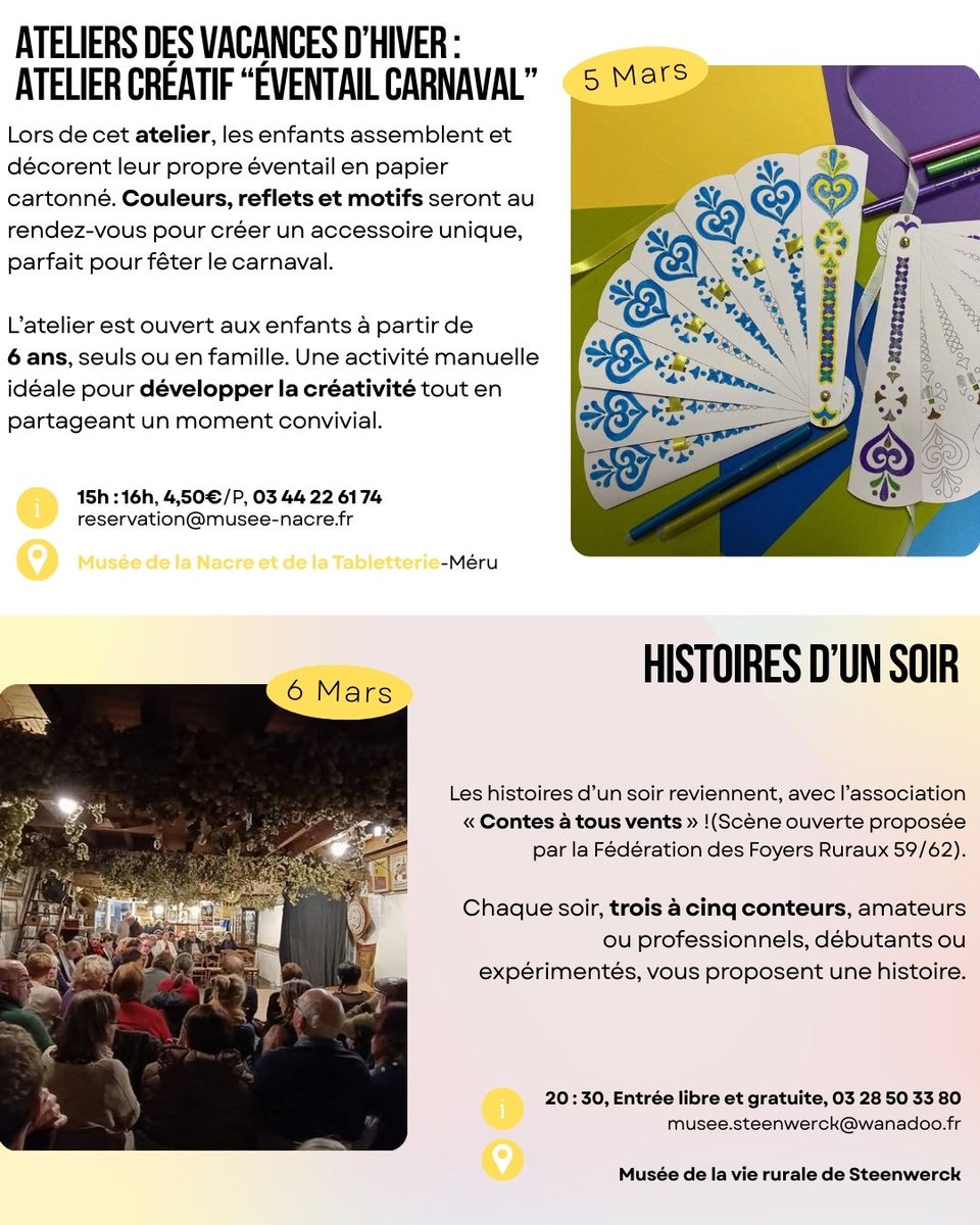 🌟Les actualités des membres du Réseau PROSCITEC !🌟  Du 5 au 12 Mars, partez à la découverte d’événements uniques : Conférences, Expositions, spectacles, Visites, Animations, Atelier, Festival.