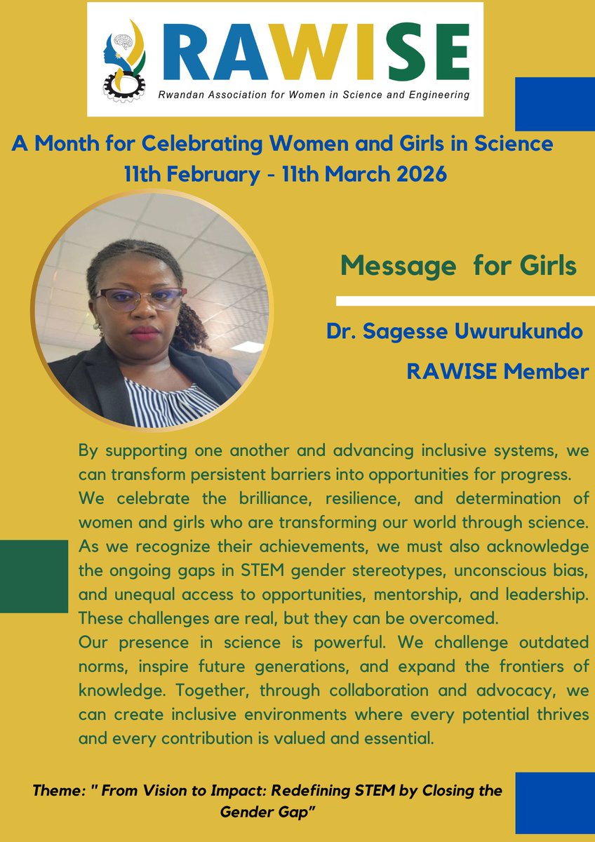 Rwandan Women in Science & Engineering tweet media