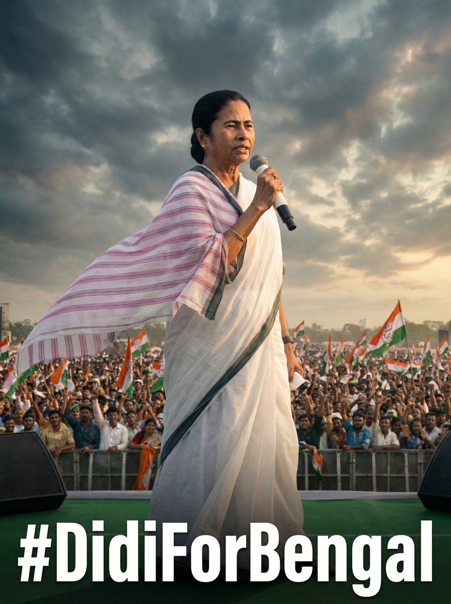 যখন অনেকেই নীরব, তখন প্রতিবাদের কণ্ঠস্বর বাংলায়।
মানুষের অধিকারের জন্য দিদির লড়াই অব্যাহত। #DidiForBengal