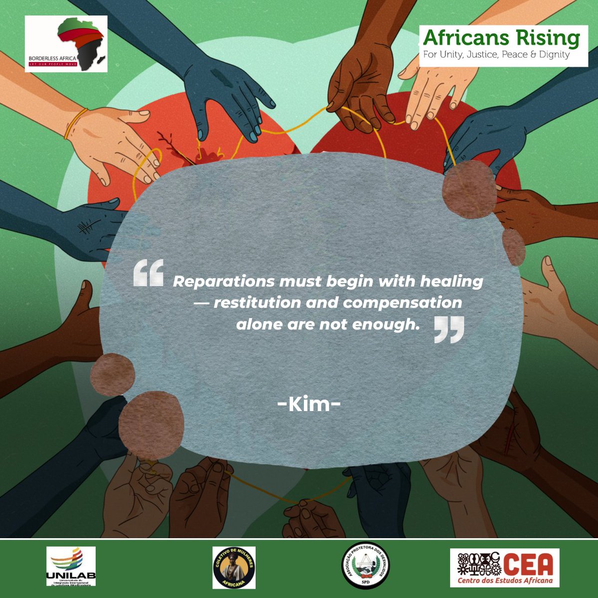 AfricansRising's tweet photo. Thread: 1/4 The #DecadeOfReparations (2026–2036) has begun! This week, from the U.S. House to the halls of the AU in Addis, the demand for justice is undeniable. We aren't just asking for compensation; we are demanding healing. ✊🏾 #ReparationsFriday #AfricansRising https://t.co/9CJpLZguZ1