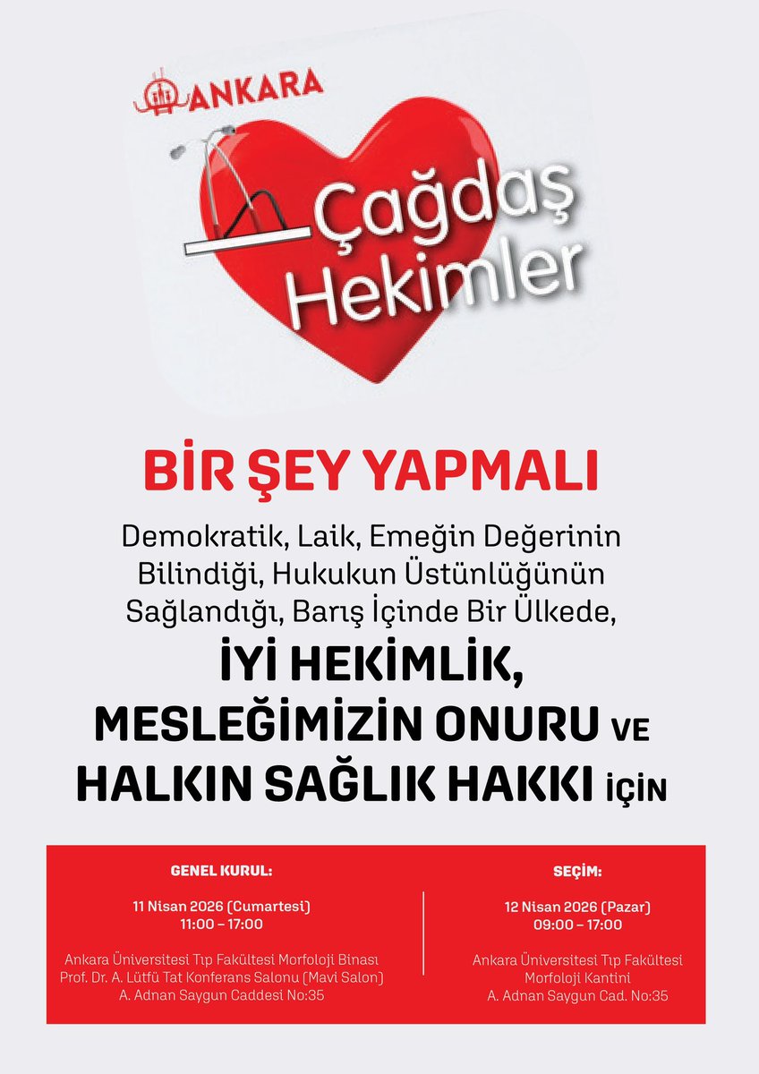 Ankara Çağdaş Hekimler tweet media