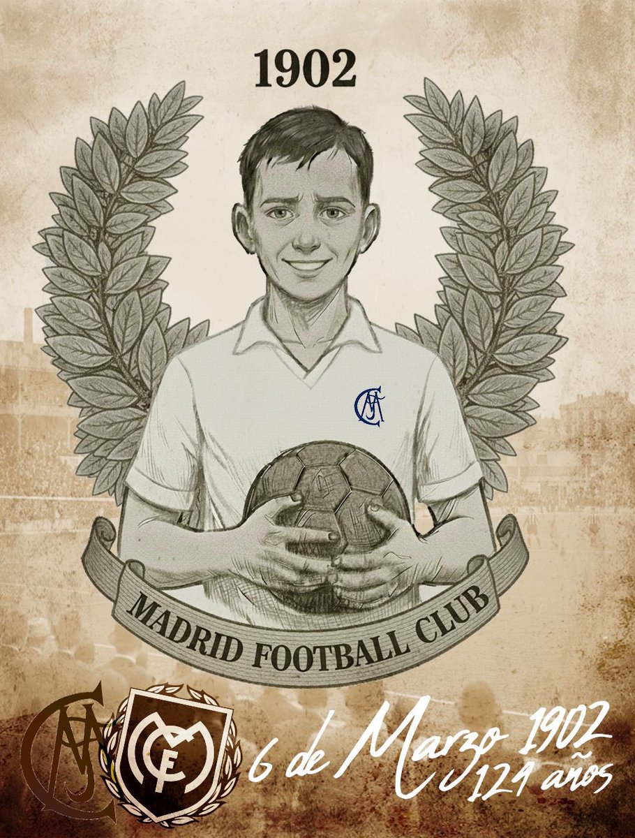 ¡Muchas felicidades viejo amigo! 
#UltrasSur #SiempreFieles #124Aniversario #HalaMadrid